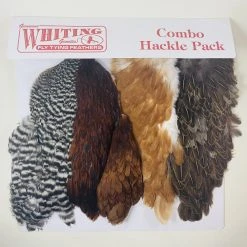 Whiting Introductory Soft Hackle Pack 2 Half Capes 2 Half Saddles Materials