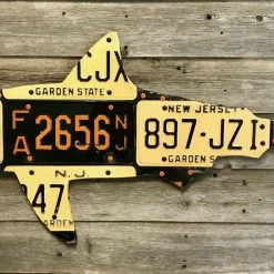 Gifts Cody Richardson Art - New Jersey Shark License Plate Art