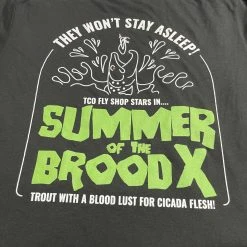 TCO Fly Shop Summer Of Brood X T-Shirt 7 TCO Fly Shop Summer Of Brood X T-Shirt