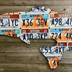Gifts Cody Richardson Art - Utah Largemouth Bass License Plate Art