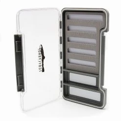 New Phase TCO Fly Box - Waterproof Thin Box Foam/2 Compartment Fly Boxes