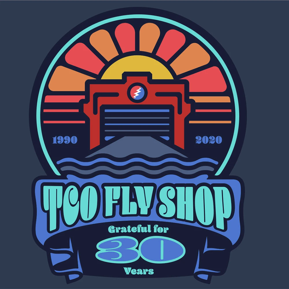 TCO Fly Shop TCO Logo T-Shirt 30th Anniversary Premium Tee 4 TCO Fly Shop TCO Logo T-Shirt 30th Anniversary Premium Tee