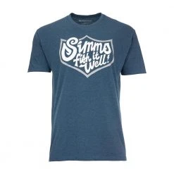 Simms Fish It Well Badge T-Shirt Shirts