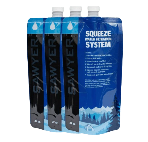 Sawyer 32 Oz Squeezable Pouch - Set Of 3 3 Sawyer 32 Oz Squeezable Pouch - Set Of 3