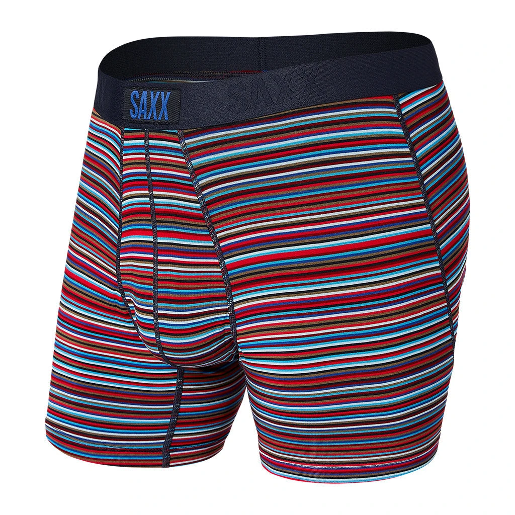 Layering & Underwear SAXX VIBE BOXER BRIEF - BLUE VIBRANT STRIPE 3 Layering & Underwear SAXX VIBE BOXER BRIEF - BLUE VIBRANT STRIPE