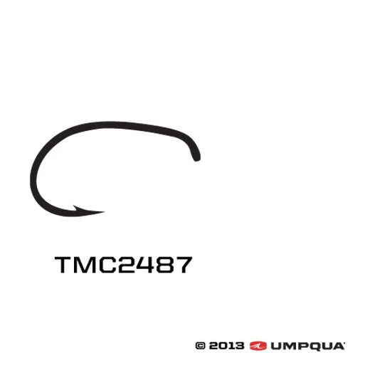 Umpqua TIEMCO HOOK - TMC 2487 Hooks 4 Umpqua TIEMCO HOOK - TMC 2487 Hooks