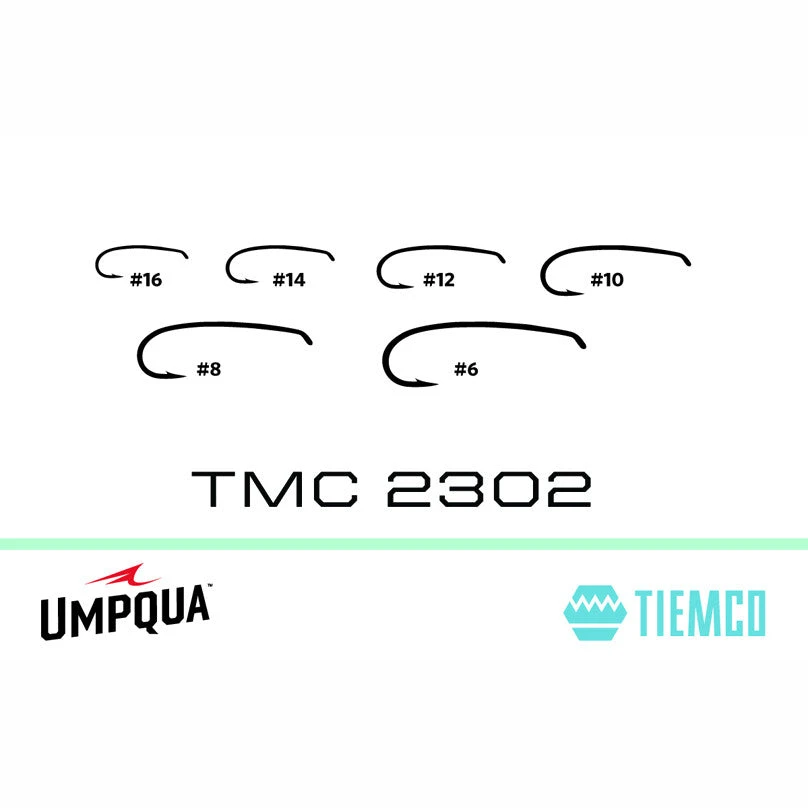 Umpqua TIEMCO HOOK - TMC 2302 5 Umpqua TIEMCO HOOK - TMC 2302