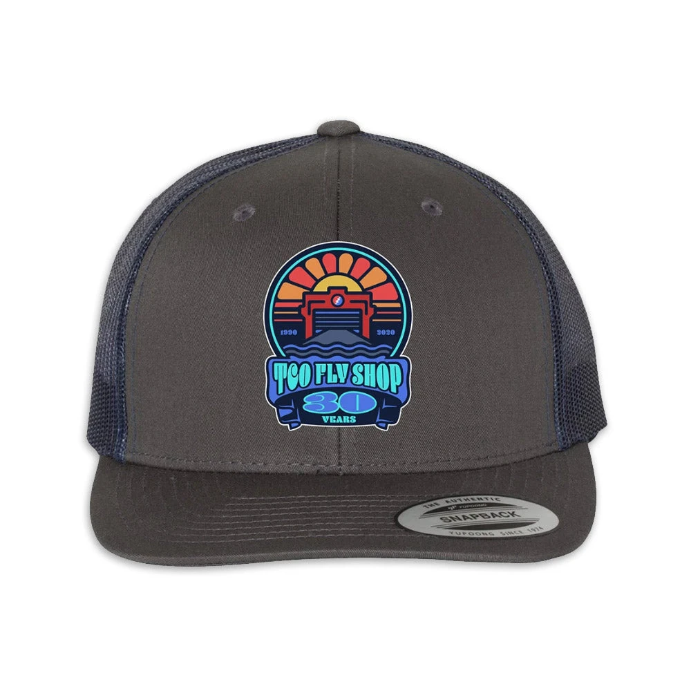 TCO Fly Shop Logo Hat 30th Anniversary Trucker 4 TCO Fly Shop Logo Hat 30th Anniversary Trucker