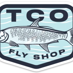 TCO Fly Shop TCO's Tarpon Sticker Fly Fishing Stickers