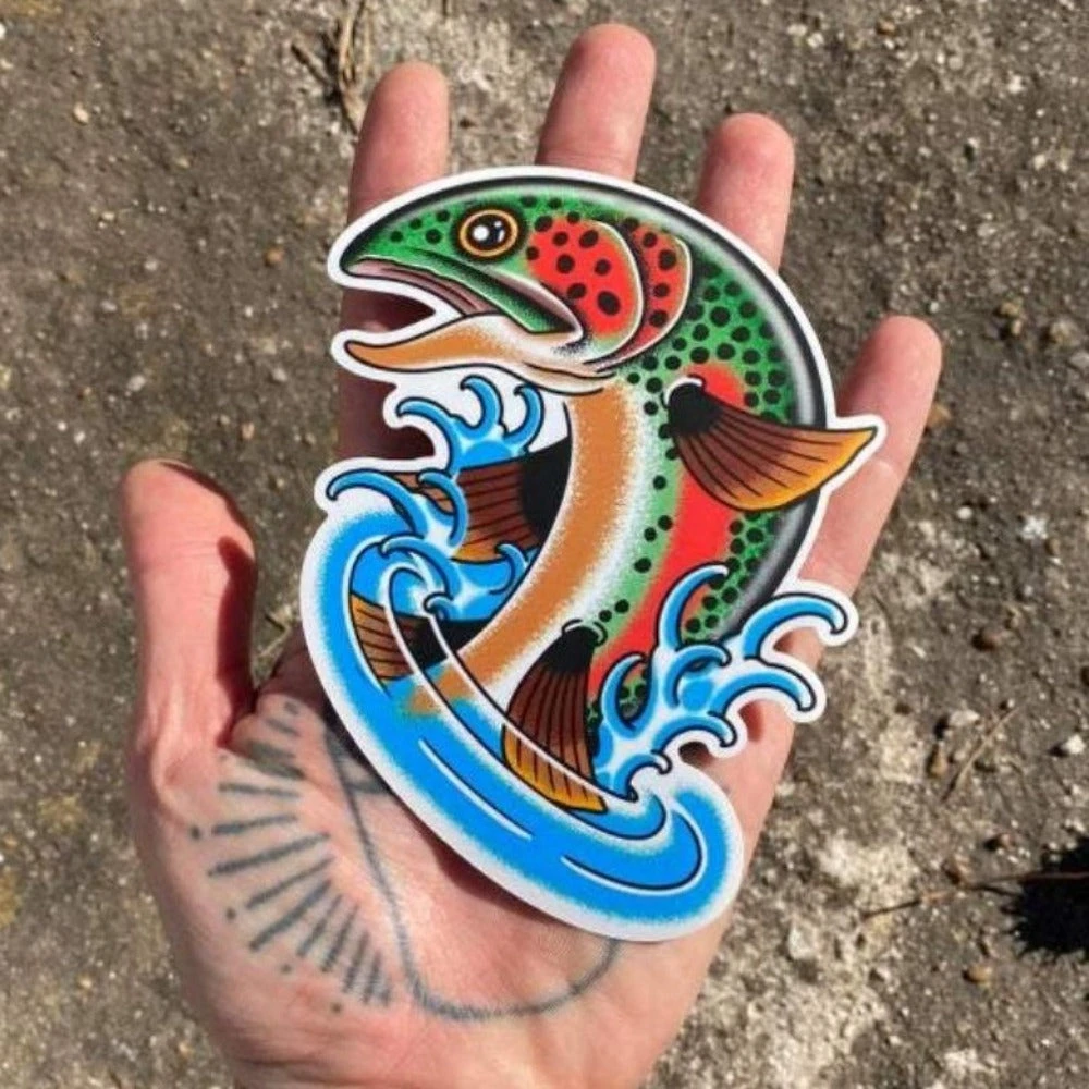 DrewLR Sticker - W.A.T. Fly Fishing Stickers 3 DrewLR Sticker - W.A.T. Fly Fishing Stickers