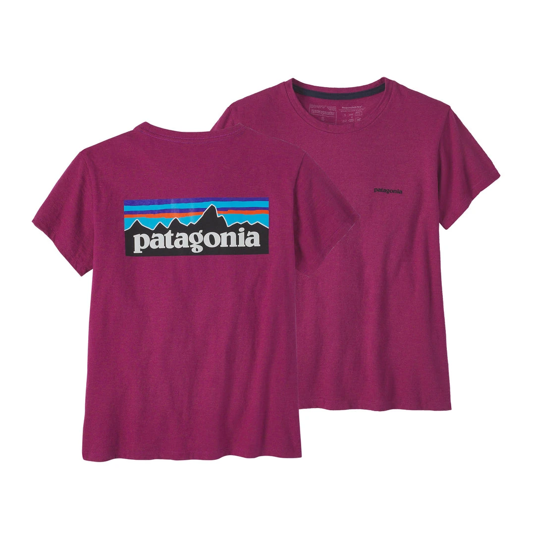 Patagonia Womens P-6 Logo Responsibili-Tee 4 Patagonia Womens P-6 Logo Responsibili-Tee