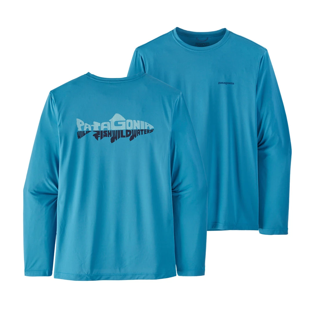 Patagonia Mens Longsleeve Cap Cool Daily Fish Graphic Shirt 3 Patagonia Mens Longsleeve Cap Cool Daily Fish Graphic Shirt