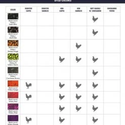 Materials Whiting American Rooster Saddle 16 Materials Whiting American Rooster Saddle