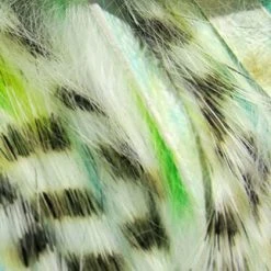 Hareline Black Barred Groovy Bunny Strips Materials