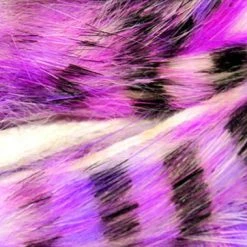 Hareline Black Barred Groovy Bunny Strips Materials