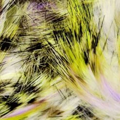 Hareline Black Barred Groovy Bunny Strips Materials