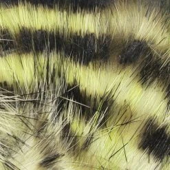 Hareline Black Barred Groovy Bunny Strips Materials