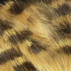 Hareline Brown Barred Magnum Rabbit Strips Materials