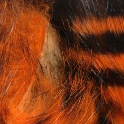 Hareline Black Barred Magnum Rabbit Strips