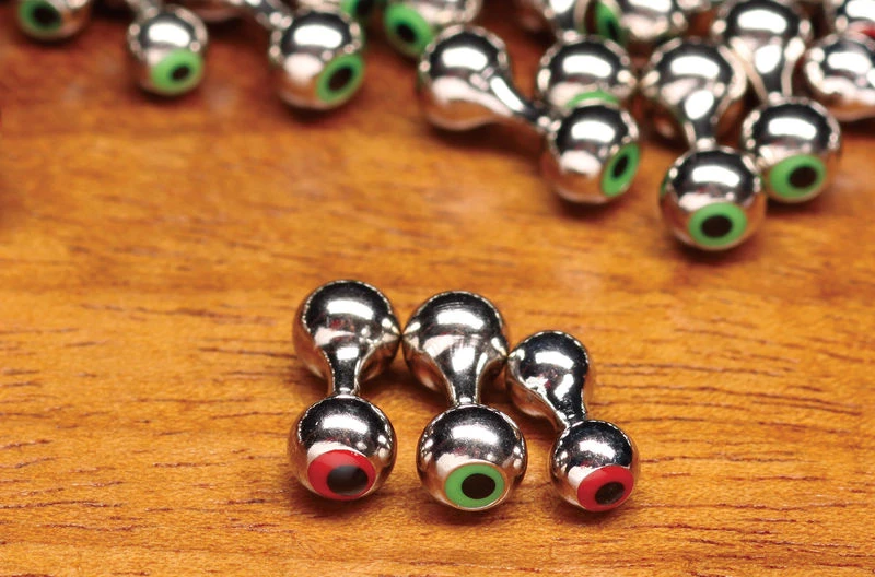 Hareline Ballzeyes 3/16 Inch Large Nickel 3 Hareline Ballzeyes 3/16 Inch Large Nickel