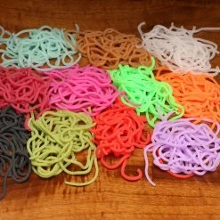 tcoflyfishing Elegant store 51 Hareline Materials Caster's Squirmito - The Original Squiggly Worm Material