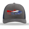 TCO Fly Shop Logo Hat - Steal Your Fish Low Pro Trucker - Navy/White Socks Hats Gloves 1 TCO Fly Shop Logo Hat - Steal Your Fish Low Pro Trucker - Navy/White Socks Hats Gloves