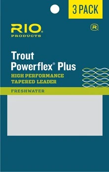 Leaders & Tippet RIO POWERFLEX PLUS LEADER 3 PACK 3 Leaders & Tippet RIO POWERFLEX PLUS LEADER 3 PACK