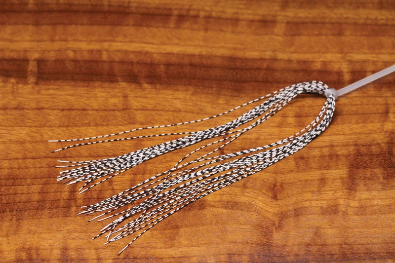 Hareline Materials Grizzly Barred Rubber Legs 3 Hareline Materials Grizzly Barred Rubber Legs