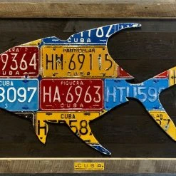 Cody Richardson Art - Cuba Permit License Plate Art