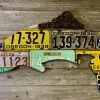 Cody Richardson Art - Oregon Antique Trout License Plate Art 2 Cody Richardson Art - Oregon Antique Trout License Plate Art