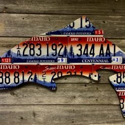 Cody Richardson Art - Idaho Trout License Plate Art