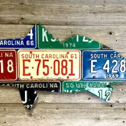 Cody Richardson Art - South Carolina Redfish License Plate Art Gifts