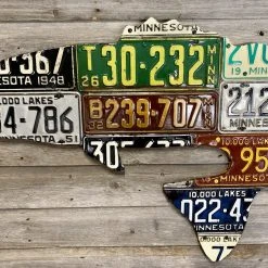 Gifts Cody Richardson Art - Minnesota Largemouth Bass License Plate Art