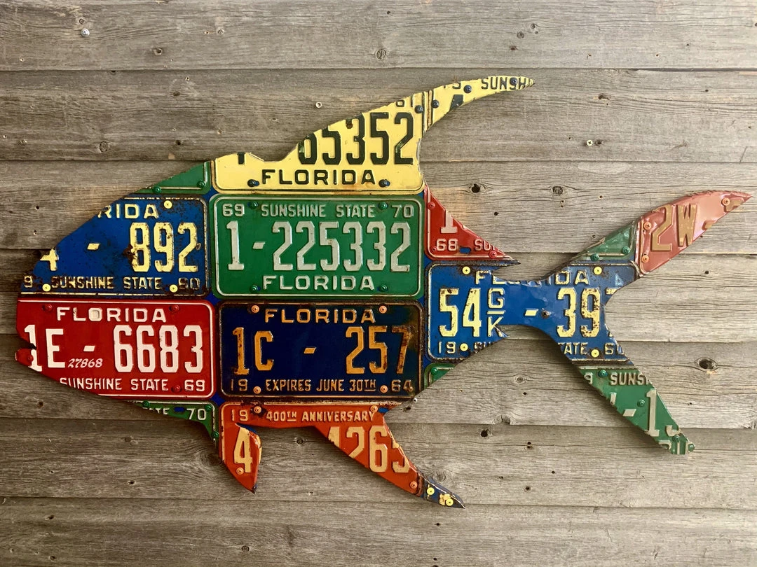 Cody Richardson Art - Florida Permit License Plate Art 3 Cody Richardson Art - Florida Permit License Plate Art