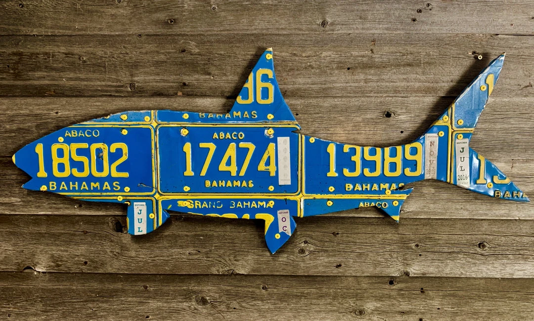 Gifts Cody Richardson Art - Bahamas Bonefish License Plate Art 3 Gifts Cody Richardson Art - Bahamas Bonefish License Plate Art