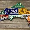 Cody Richardson Art - Mixed Western State Trout License Plate Art Gifts 2 Cody Richardson Art - Mixed Western State Trout License Plate Art Gifts