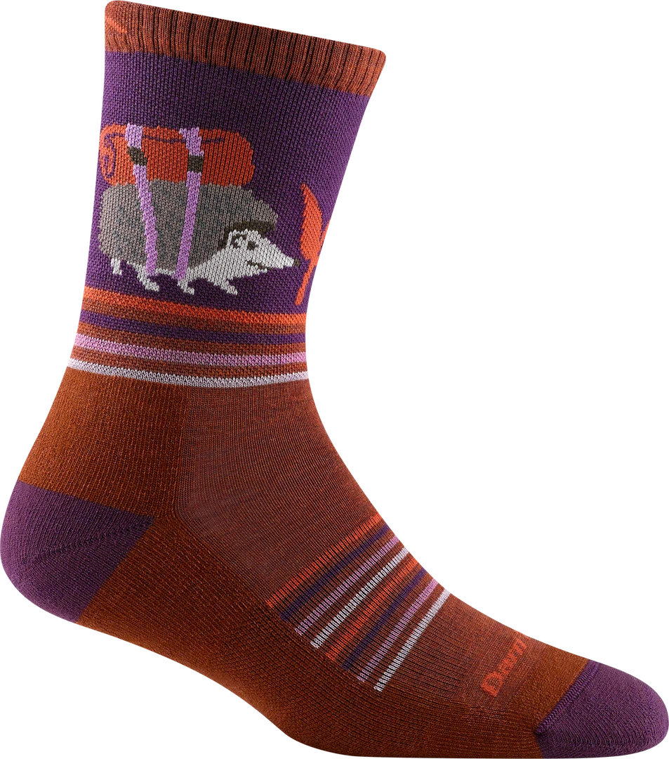 DARN TOUGH WOMENS CRITTER CLUB MICRO CREW LIGHTWEIGHT WITH CUSHION 3 DARN TOUGH WOMENS CRITTER CLUB MICRO CREW LIGHTWEIGHT WITH CUSHION