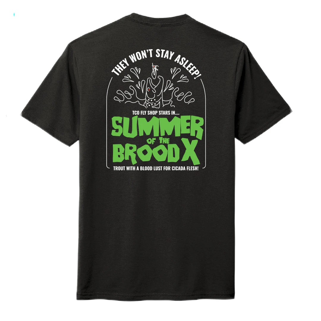TCO Fly Shop Summer Of Brood X T-Shirt 3 TCO Fly Shop Summer Of Brood X T-Shirt