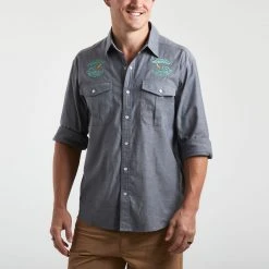 Shirts Howler Brothers Gaucho Snapshirt - Turbulent Waters