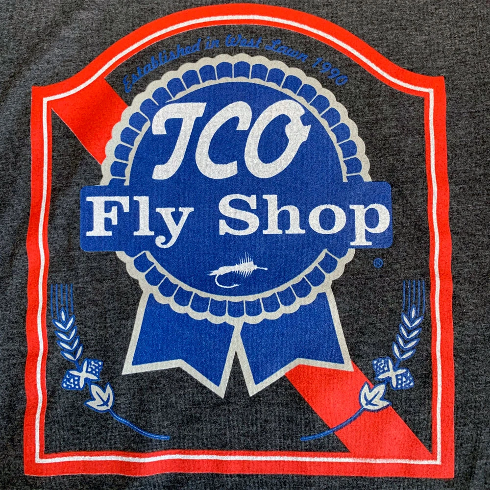 TCO Fly Shop Shirts TCO Logo T-Shirt Pabst Logo 4 TCO Fly Shop Shirts TCO Logo T-Shirt Pabst Logo
