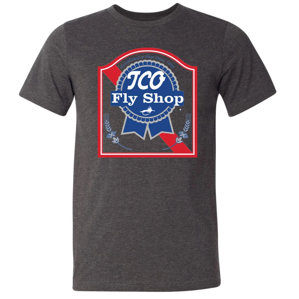 TCO Fly Shop Shirts TCO Logo T-Shirt Pabst Logo 3 TCO Fly Shop Shirts TCO Logo T-Shirt Pabst Logo