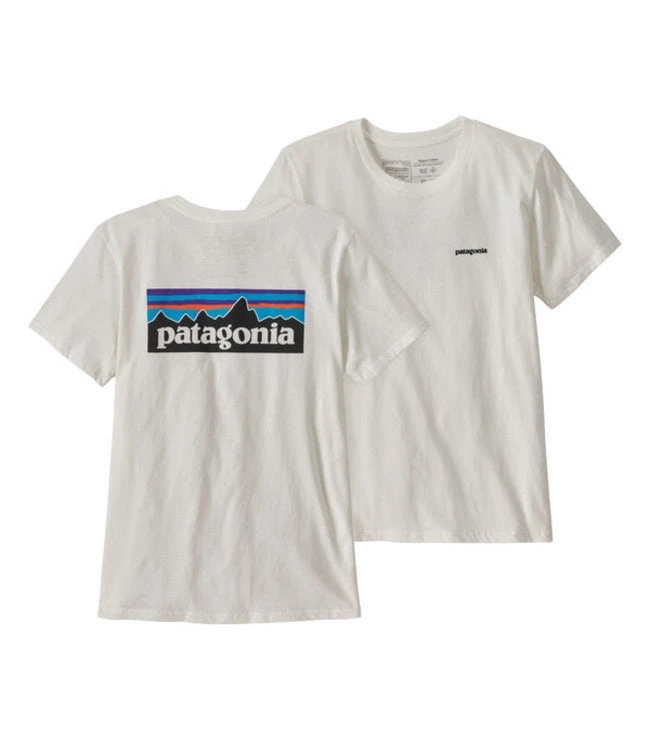 Patagonia Womens P 6 Logo Organic Crew T Shirt - SALE Shirts 4 Patagonia Womens P 6 Logo Organic Crew T Shirt - SALE Shirts