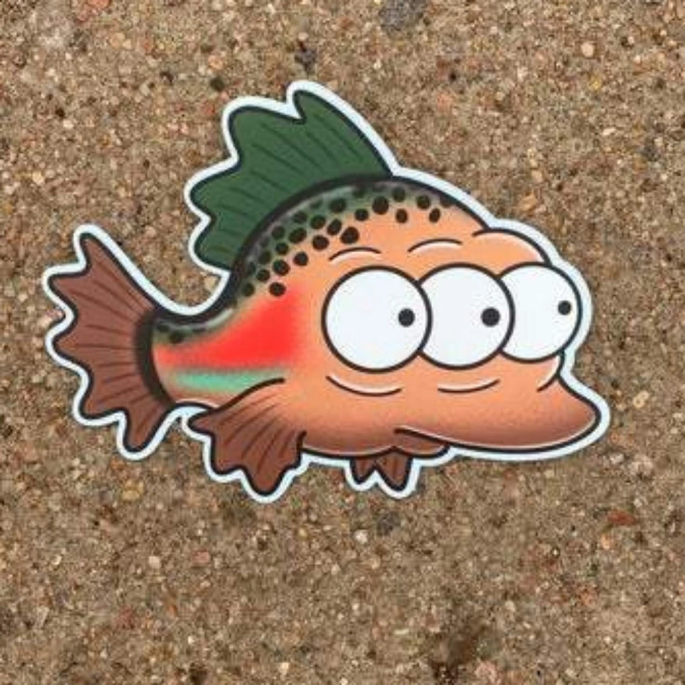 Fly Fishing Stickers DrewLR Sticker - Rainbowlinky 3 Fly Fishing Stickers DrewLR Sticker - Rainbowlinky