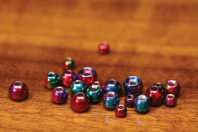 Hareline Rainbow Hued Plummeting Tungsten Beads Materials 3 Hareline Rainbow Hued Plummeting Tungsten Beads Materials