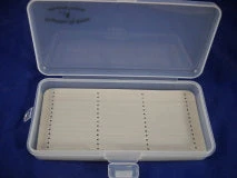 New Phase TCO Fly Box - Clear Box Slot Foam Fly Boxes 3 New Phase TCO Fly Box - Clear Box Slot Foam Fly Boxes