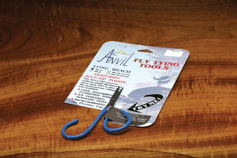 Hareline Tools Anvil's Offset Straight Fine Point Scissors 40A 3 Hareline Tools Anvil's Offset Straight Fine Point Scissors 40A