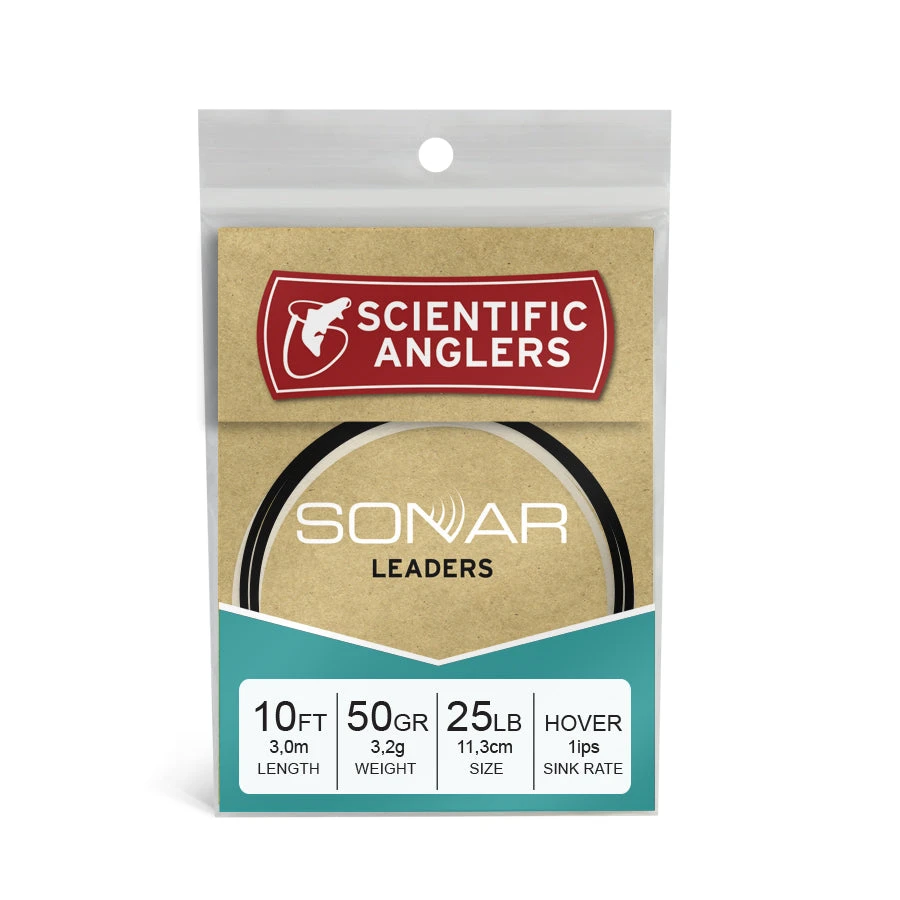 Leaders & Tippet SCIENTIFIC ANGLERS SONAR LEADERS 7ft = 35gr - 10ft = 50gr 3 Leaders & Tippet SCIENTIFIC ANGLERS SONAR LEADERS 7ft = 35gr - 10ft = 50gr