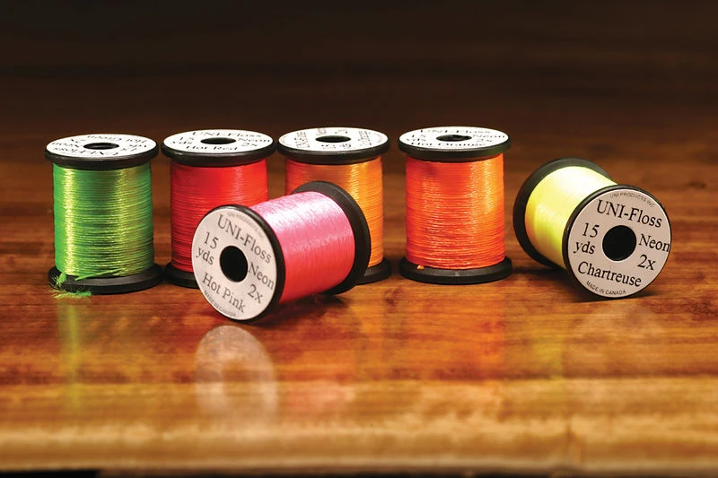 Hareline Materials Uni Neon Floss 3 Hareline Materials Uni Neon Floss