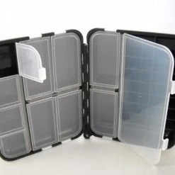 New Phase TCO Fly Box - Black Compartment Box Fly Boxes
