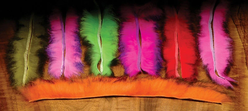 Hareline Crosscut Two Tone Rabbit Strips Materials 3 Hareline Crosscut Two Tone Rabbit Strips Materials